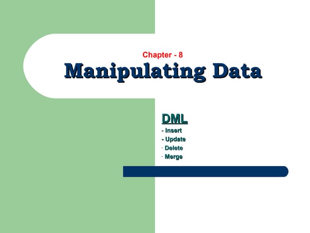 Sql DML