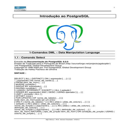 12 SQL - Junções / Join | PPTX