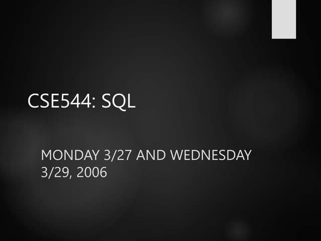 SQL Basics - Lecture.ppt