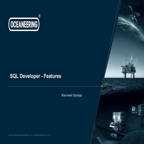 Sql developer - Powerful Free tool for Developers and DBA's | PPT