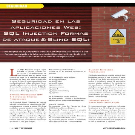 Actividad No. 1.11: SQL Injection con sqlmap en Kali Linux | PDF
