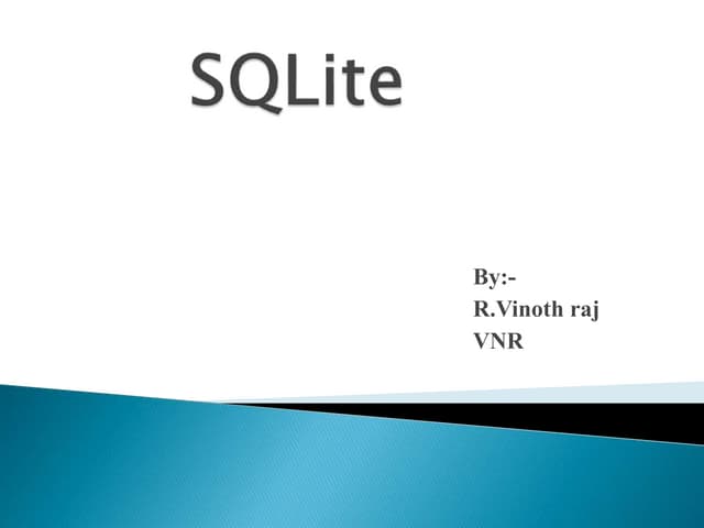 Sq lite