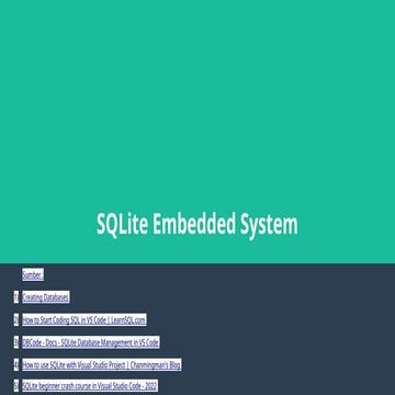 Sqlite Embbeded.pptx sqlite sqlite sqlite | PPTX