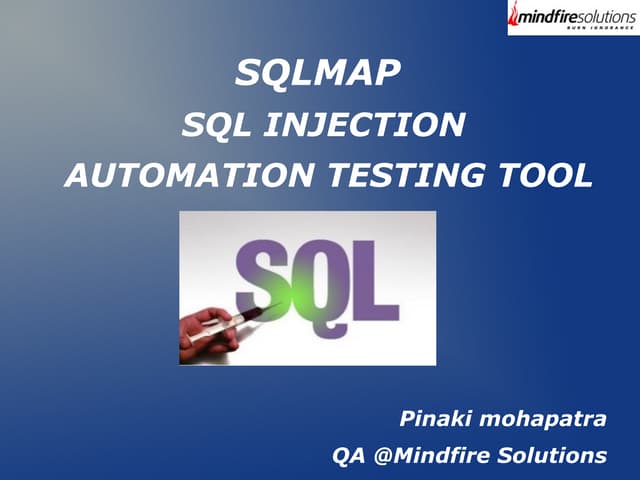 SQLMAP Tool Usage - A  Heads Up