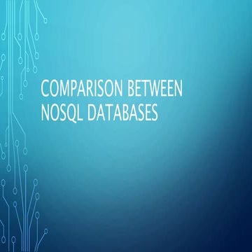 Sql no sql comparision | PPT | Free Download
