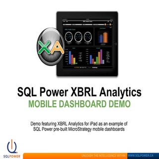 XBRL Analytics Demo | SQL Power Group