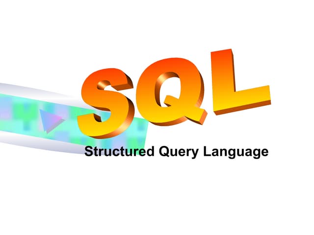Sql ppt