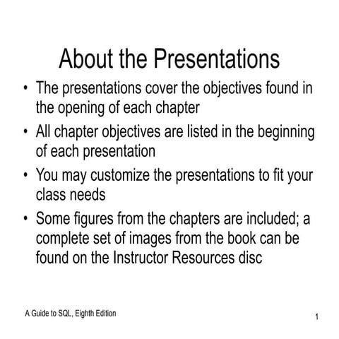 Sql ppt ch01 | PPT