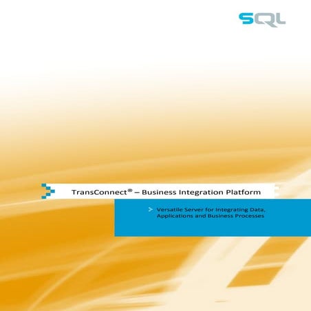 TRANSCONNECT 2.3.2 product presentation | PDF