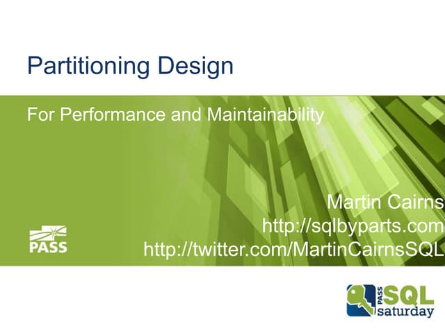 Partitioning Design