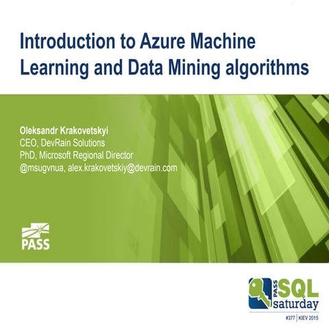 Azure Machine Learning | PPTX