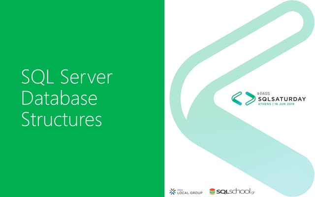 SQLServer Database Structures 