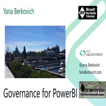 SqlSat Victoria governance for PowerBI