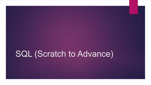 SQL (Scratch to Advance).pptx