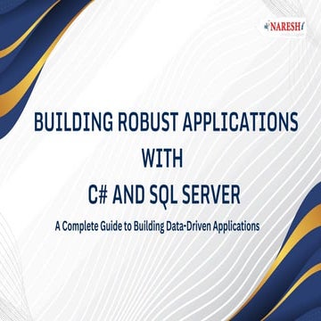 Comprehensive Guide to Building Robust C# and SQL Server Applications | PDF