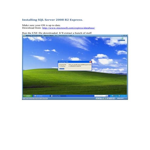 Sql server 2008 r2 installation instructions | PDF