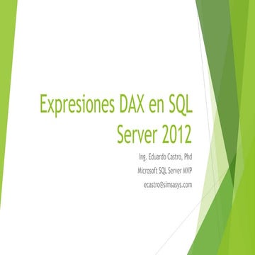 SQL Server 2012 DAX BI