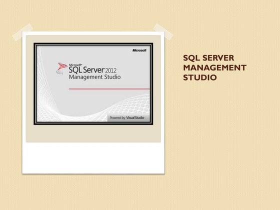CRM 2015 - SQL Server 2012 kurulumu | PPTX