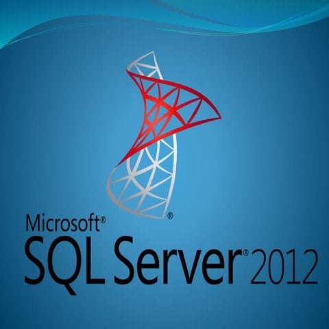 Sql server 2012 kurulum sunu | PPT