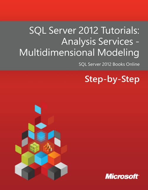 Руководство по SQL Server 2012: Многомерное моделирование шаг за шагом.