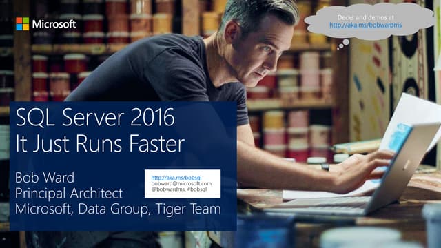 SQL Server It Just Runs Faster
