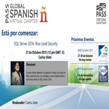 SQL Server 2016 - Row Level Security