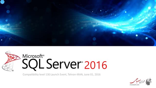 SQL server 2016 New Features