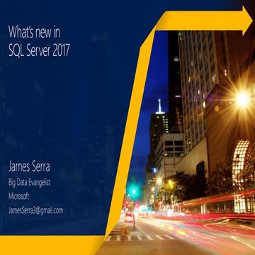 What’s new in SQL Server 2017 | PPT