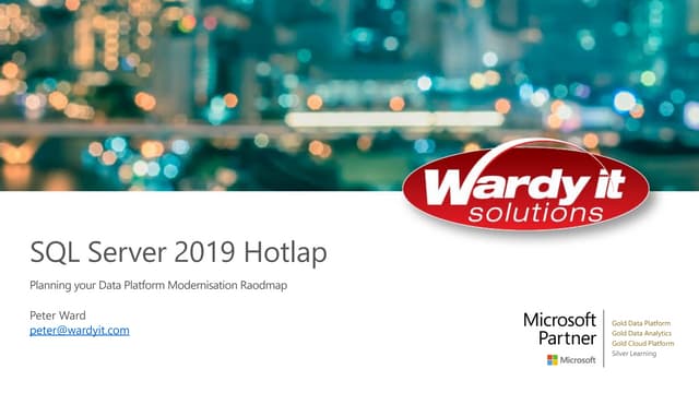 SQL Server 2019 hotlap - WARDY IT Solutions