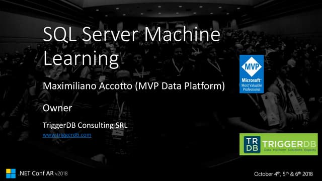 Sql server machine learning | PPT