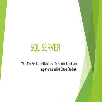 SQL server | PPT