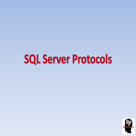 Sql server protocols | PPT