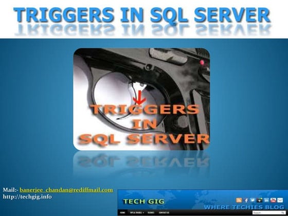 Sql triggers