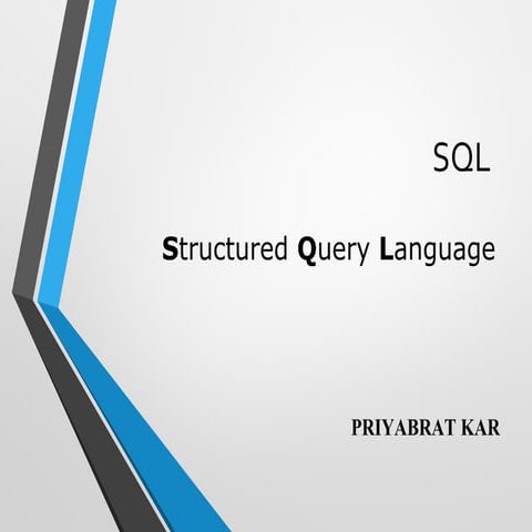 Sql Tutorials | PPT