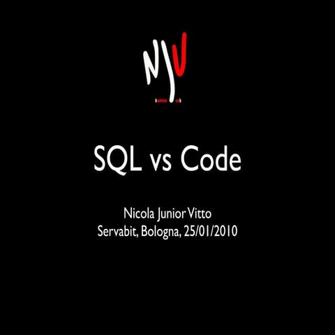 SQL vs Code | PPT