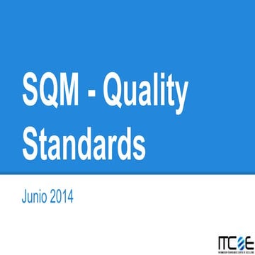 SQM Quality Standards | PPTX