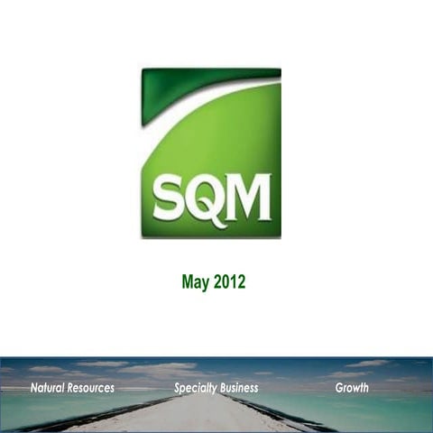 Sqm corporate presentation jan v 9_m12_vf | PDF