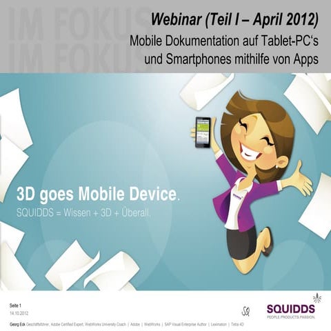 Mobile Dokumentation auf Tablet-PCs und Smartphones mithilfe von Apps