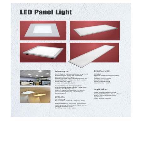 Square Led Panel Light | PDF