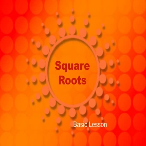 Square roots