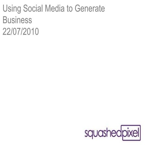 Tom Gatenby, Creative director at Squashed pixel ltd
