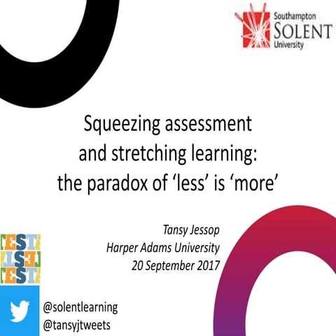 Squeezing assessment and stretching learning