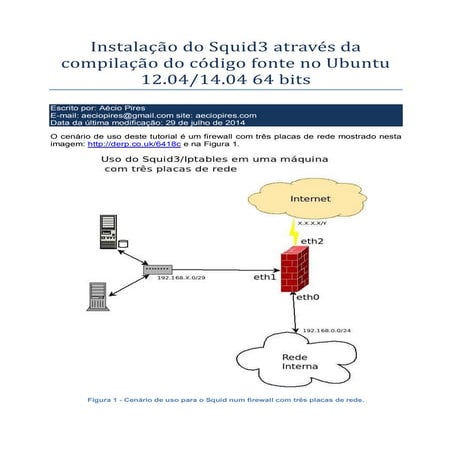 Instalação do Squid3 através da compilação do código fonte no Ubuntu 12.04/14...