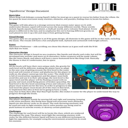 Squidiverse design document