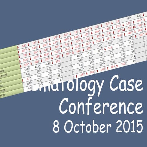 Heme conf 10 08-2015 - dr  cho