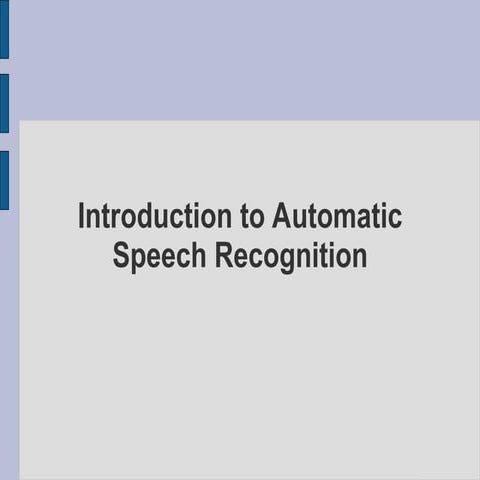 speech recognition system of modern world.ppt