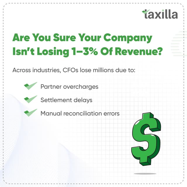 CFOs lose 1–3% of revenue every year — not because of bad sales, but because of hidden leakages.