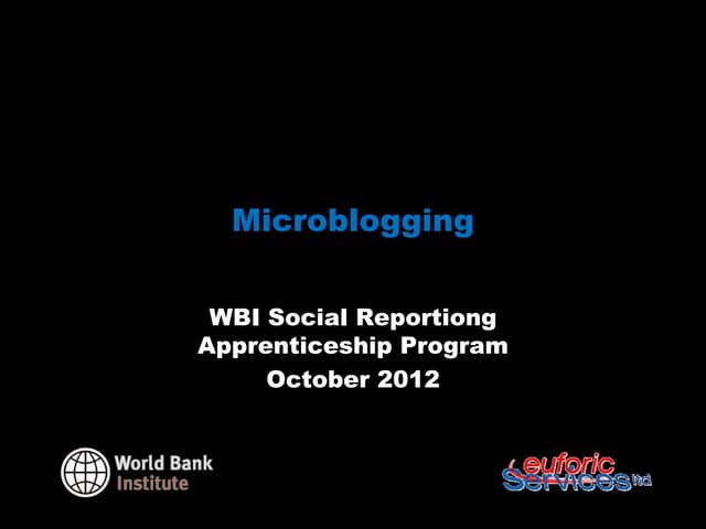 SR4Proc Microblogging