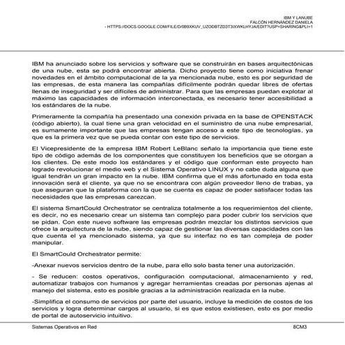 Sr8 cm3falcón h daniela ibm y la nube