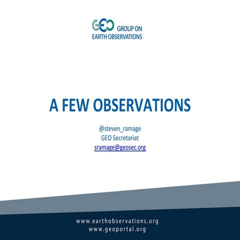 S Ramage GEO_IEOS Nov 2017